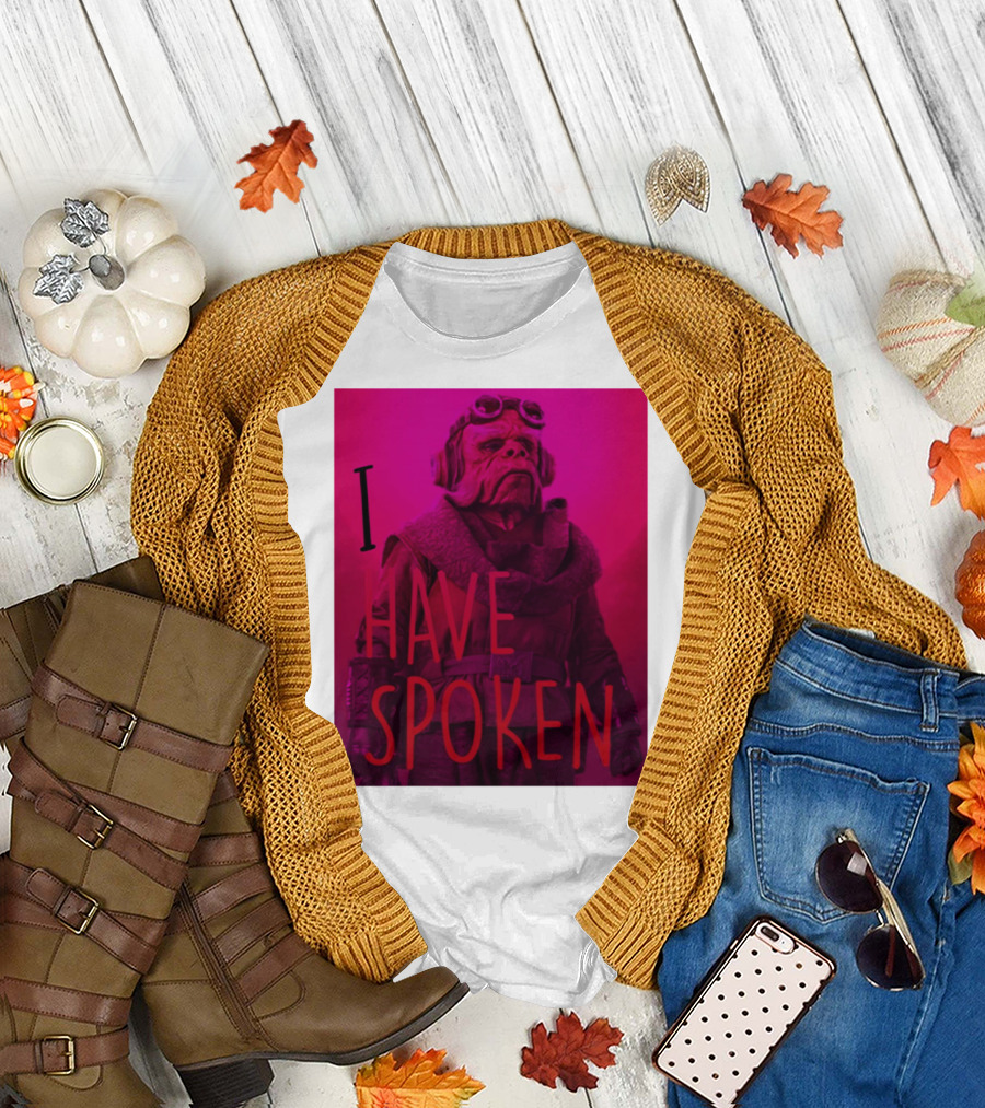 The Mandalorian Kuiil Portrait I Have Spoken T-Shirt