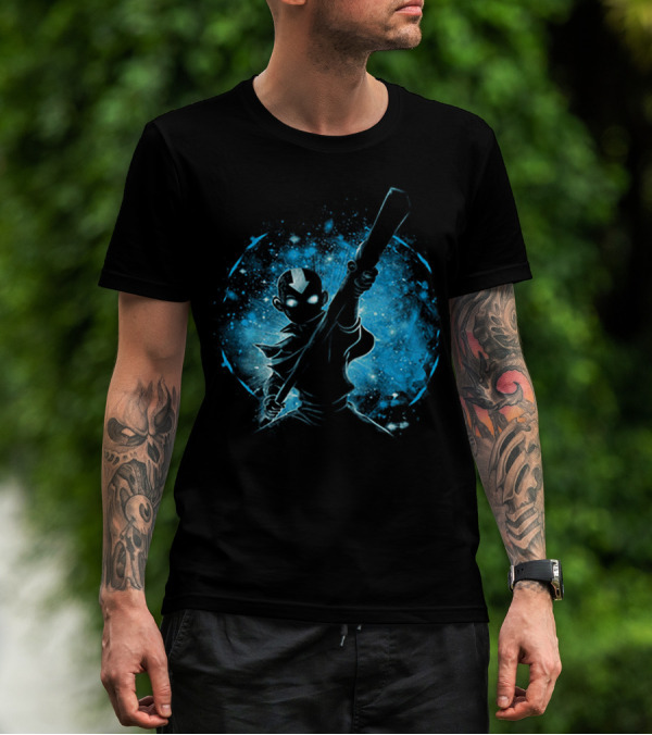 Aang Avatar Space Galaxy Adventure T-Shirt