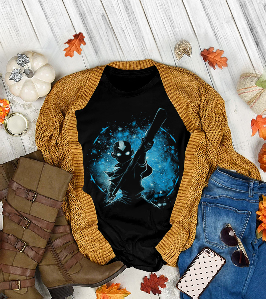 Aang Avatar Space Galaxy Adventure T-Shirt