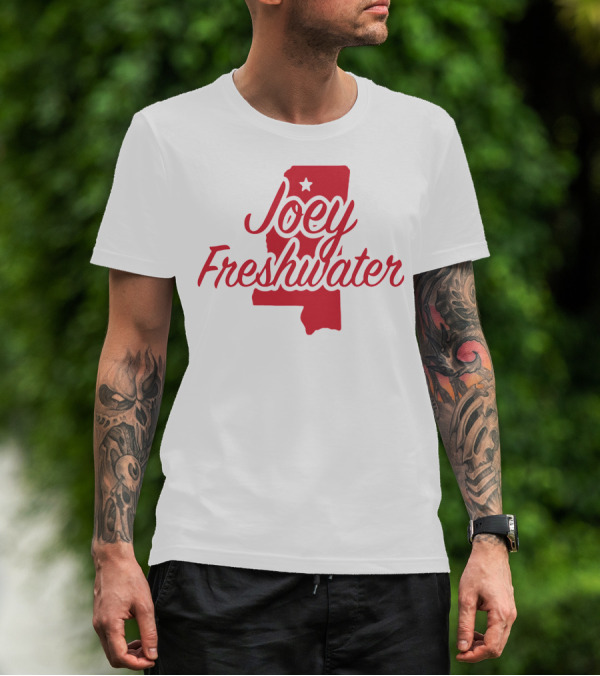 Joey Freshwater Mississippi Silhouette Star T-Shirt