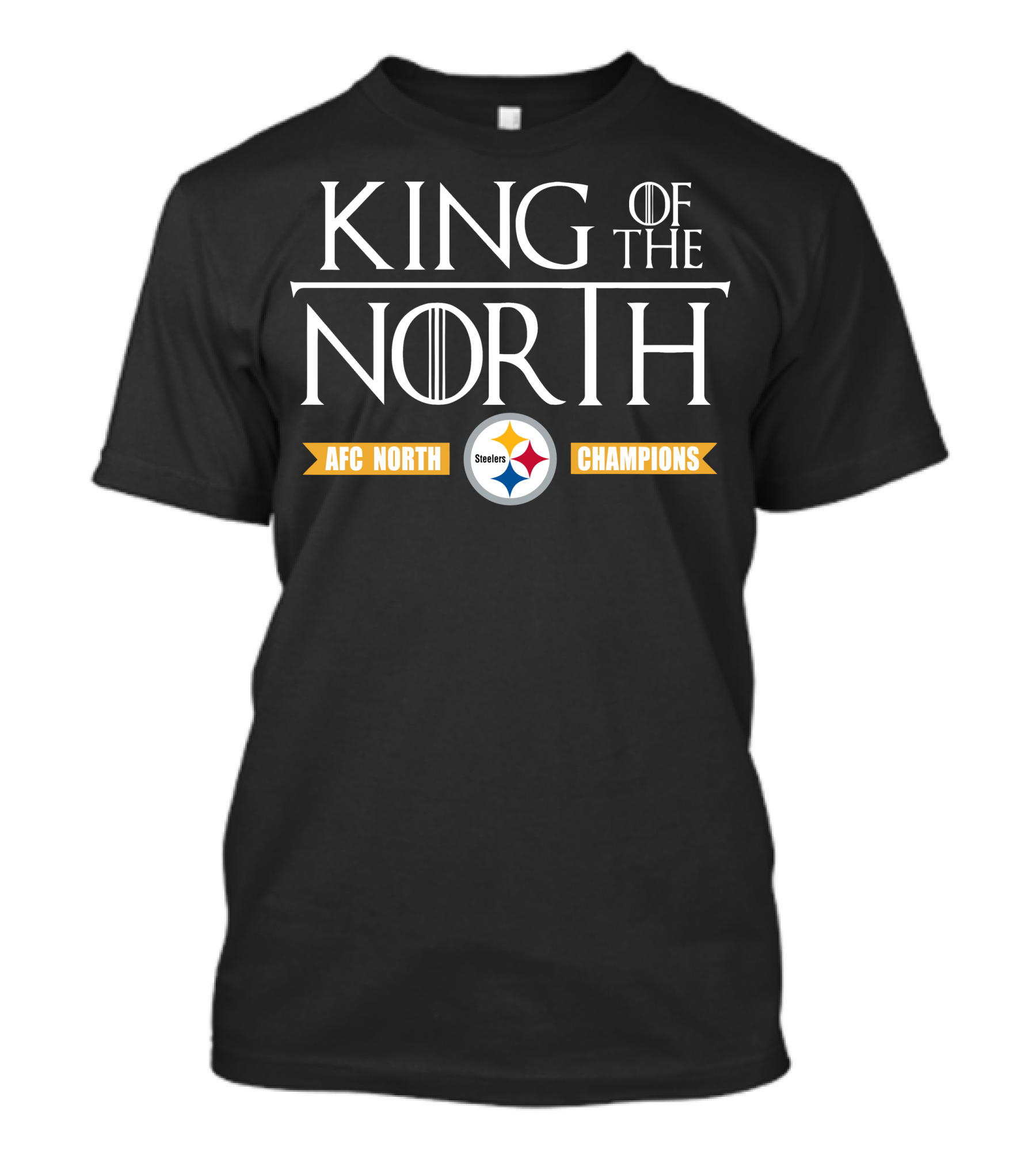 KING OF THE NORTH AFC NORTH CHAMPIONS STEELERS T-Shirt