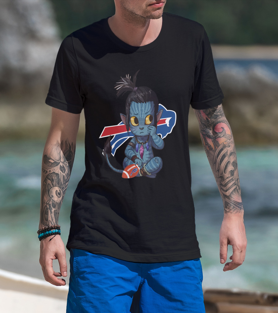 Avatar Bills Na'vi Football Buffalo Team Character Crossover T-Shirt