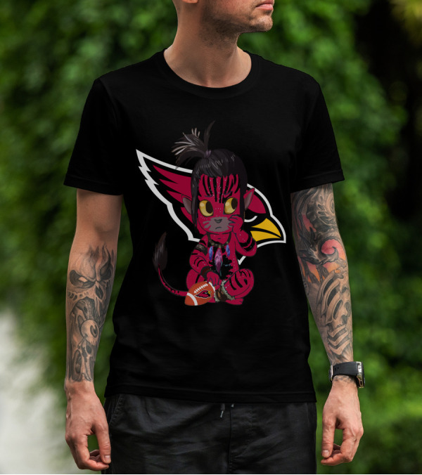 AVATAR CARDINALS FOOTBALL CREATURE WITH TEAM T-Shirt