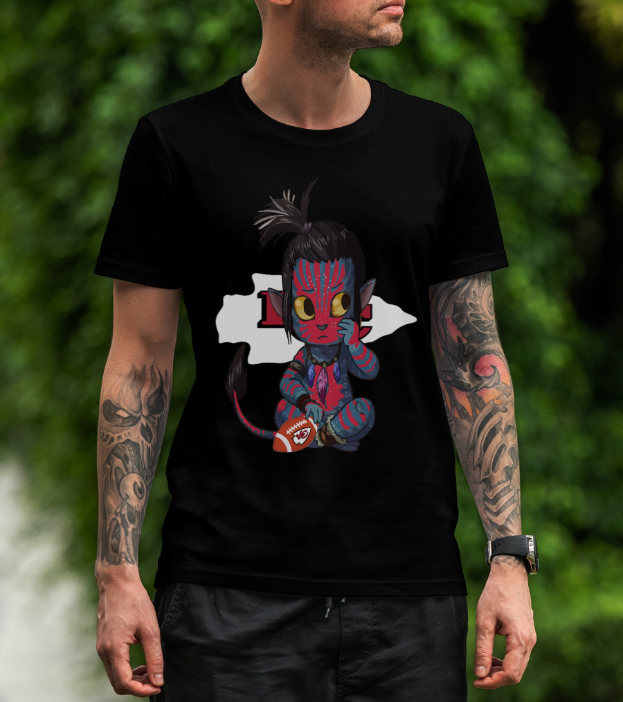 AVATAR CHIEFS Kansas City Football Logo Hybrid T-Shirt