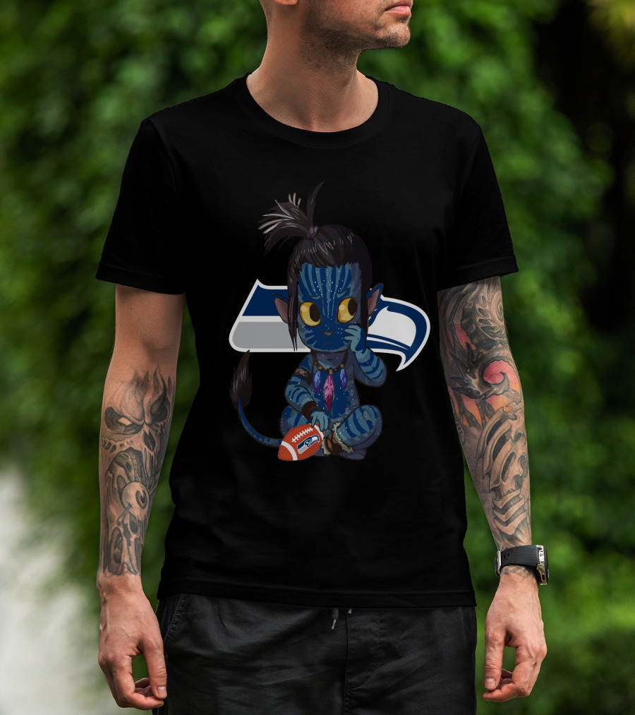Avatar Seahawks Football Crossover T-Shirt