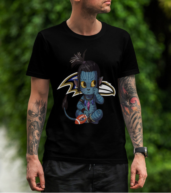Avatar Ravens Football Character T-Shirt