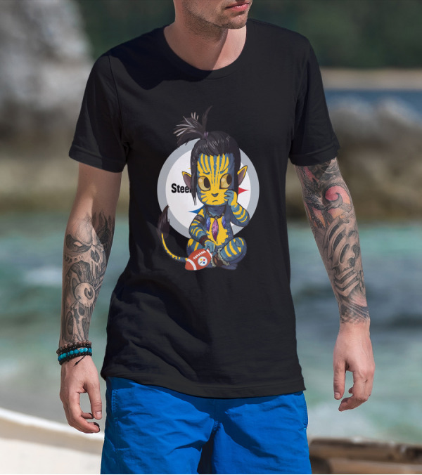 Steeler Avatar Fusion Football Crossover T-Shirt