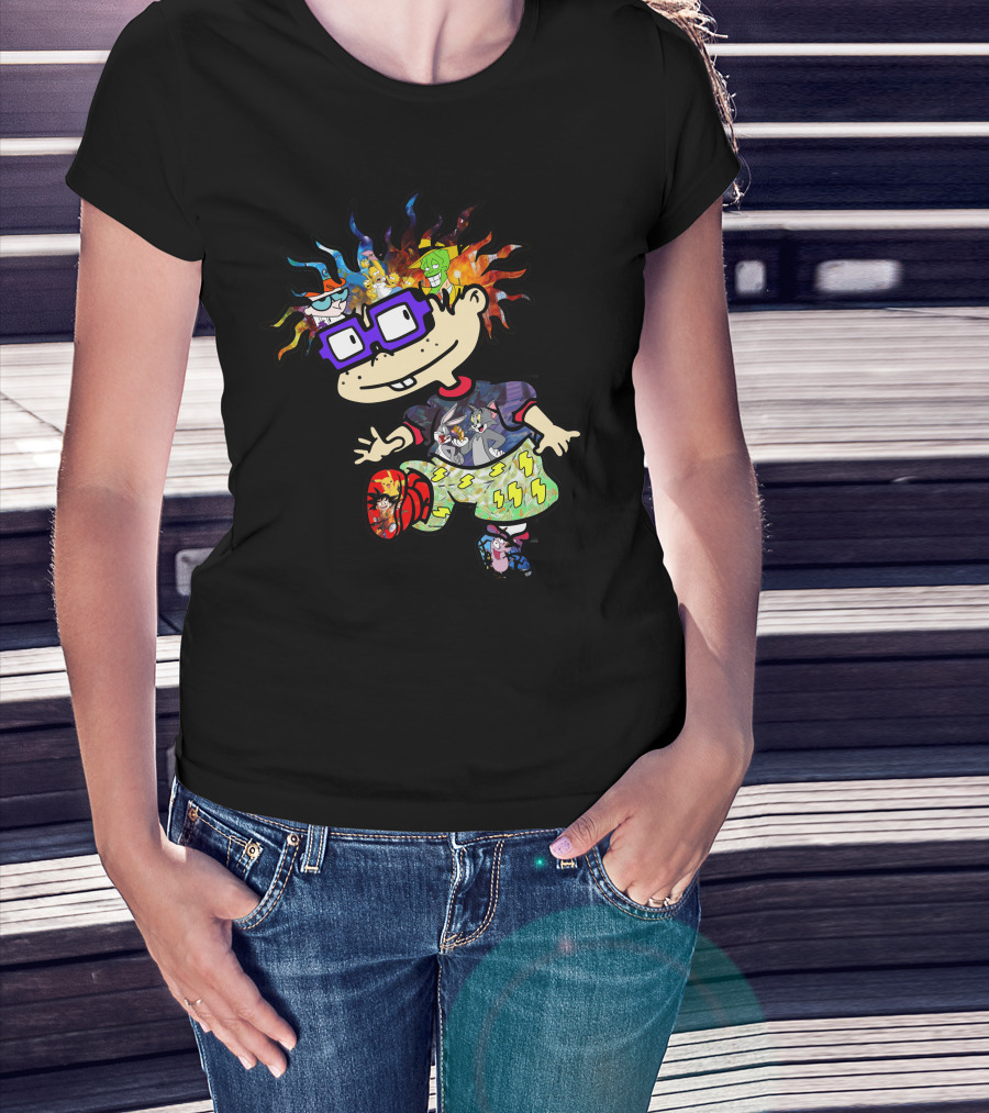Rugrats Chuckie Galaxy Characters Fusion T-Shirt
