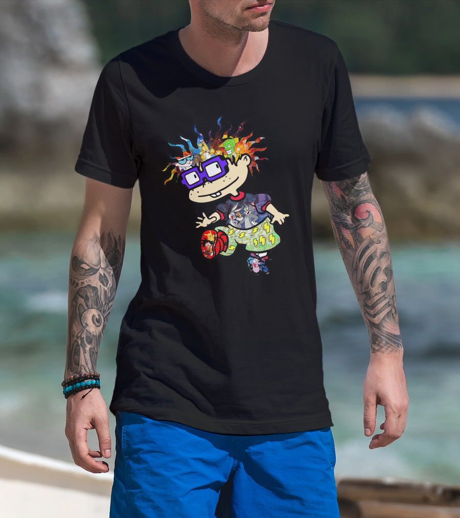Rugrats Chuckie Galaxy Characters Fusion T-Shirt