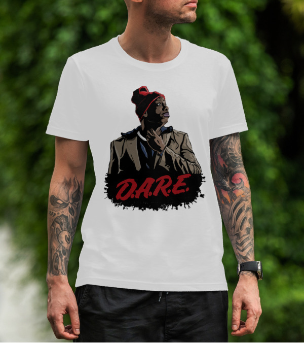 D.A.R.E Iconic Style Streetwear Beanie And Jacket T-Shirt
