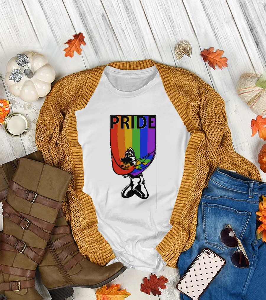 PRIDE Puppy Rainbow T-Shirt
