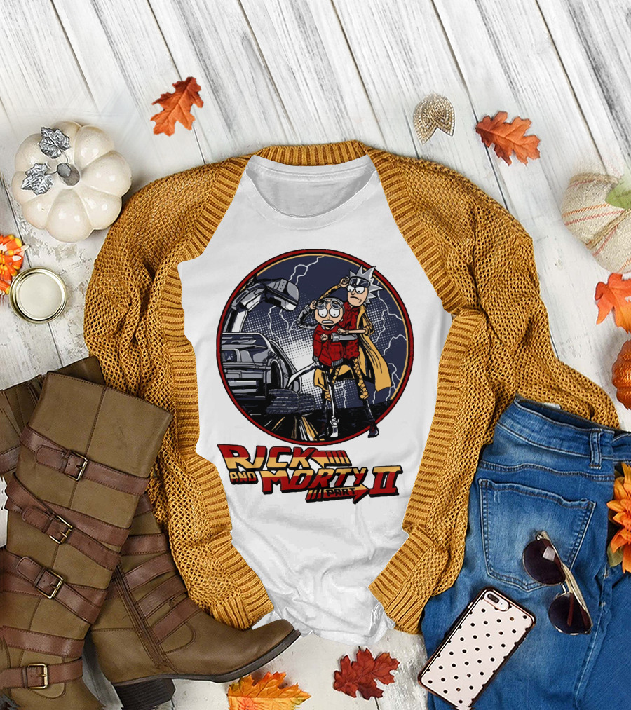 Rick and Morty Part II Back to the Future T-Shirt