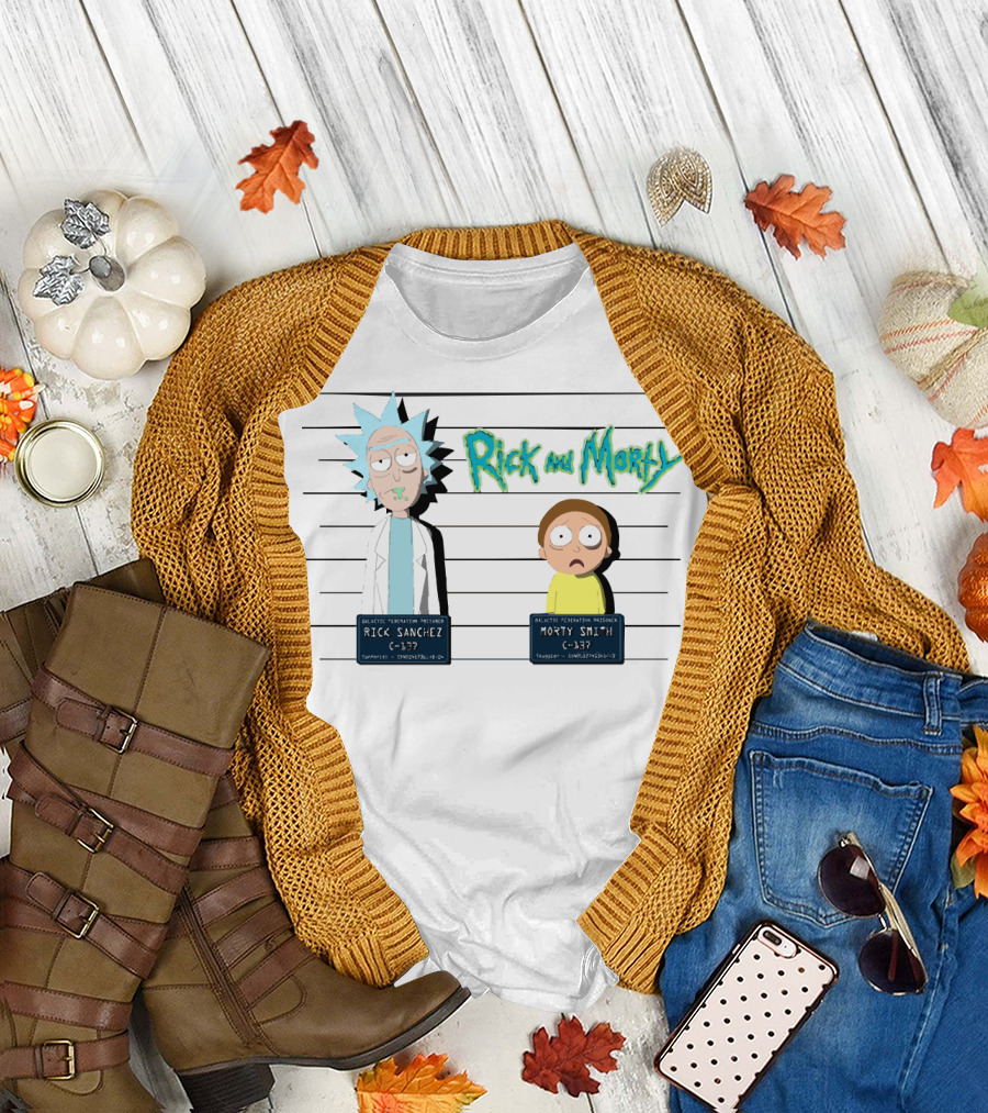 Rick and Morty Galactic Federation Prisoners C-137 Mugshot T-Shirt