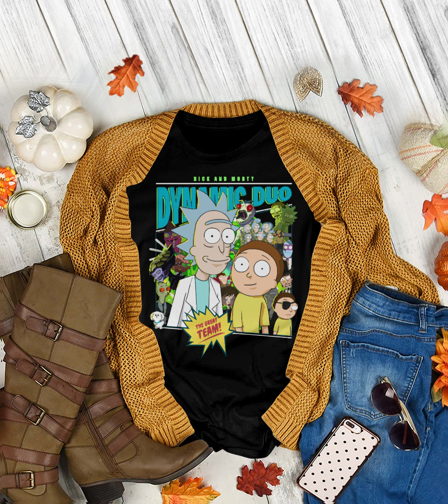 Rick and Morty Dynamic Duo The Great Team T-Shirt