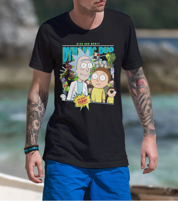 Rick And Morty Dynamic Duo The Great Team T-Shirt