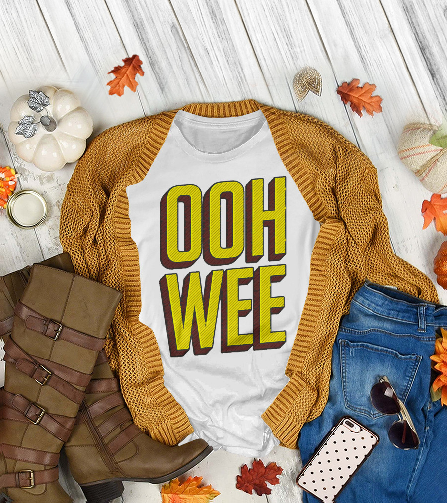OOH WEE Mr. Poopy Butthole Bold Yellow Comic T-Shirt