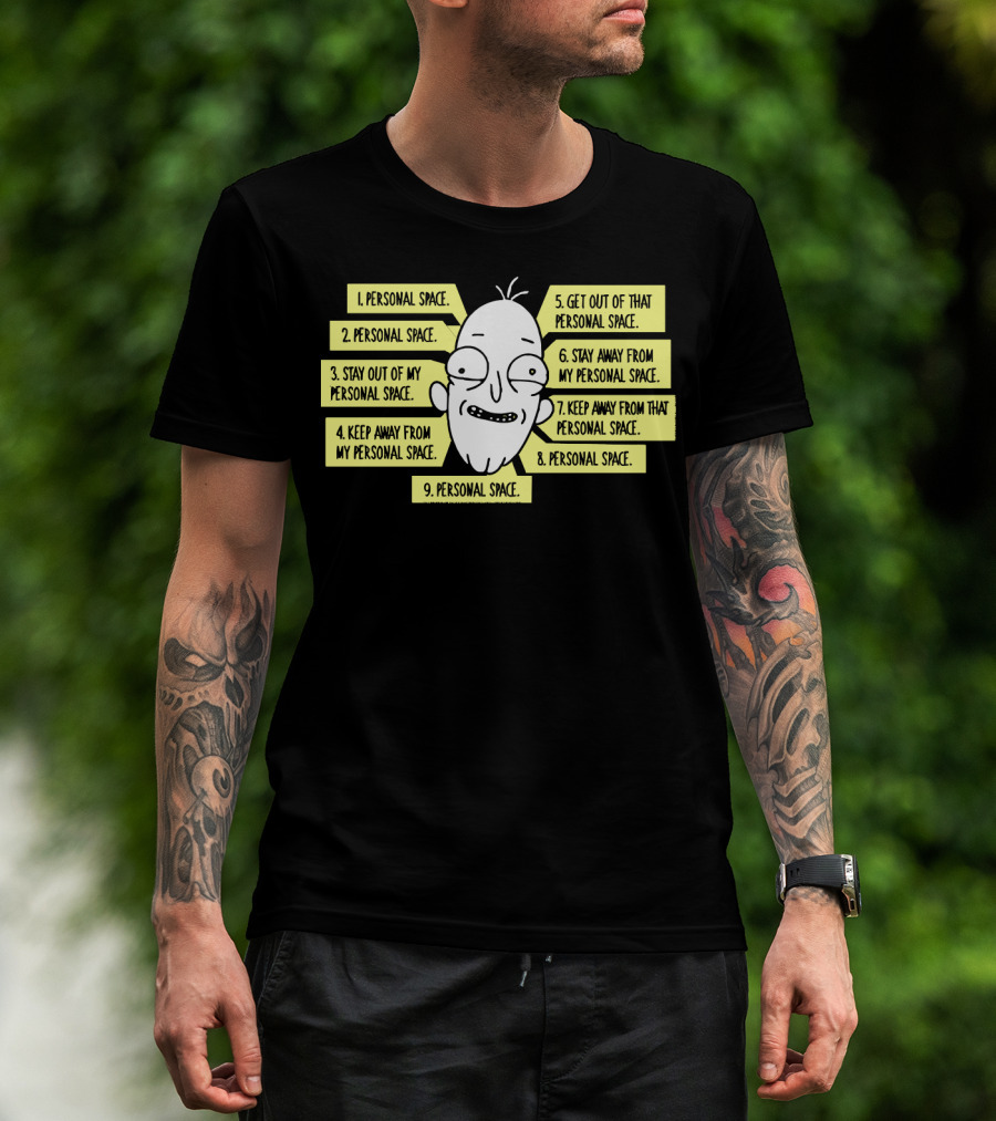 Phillip Jacobs Personal Space Quotes Numbered List T-Shirt