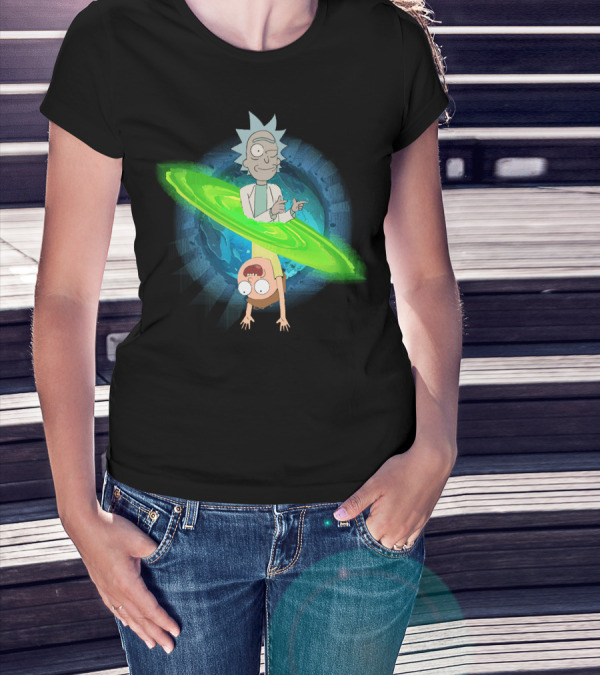 Rick Morty Portal Adventure T-Shirt