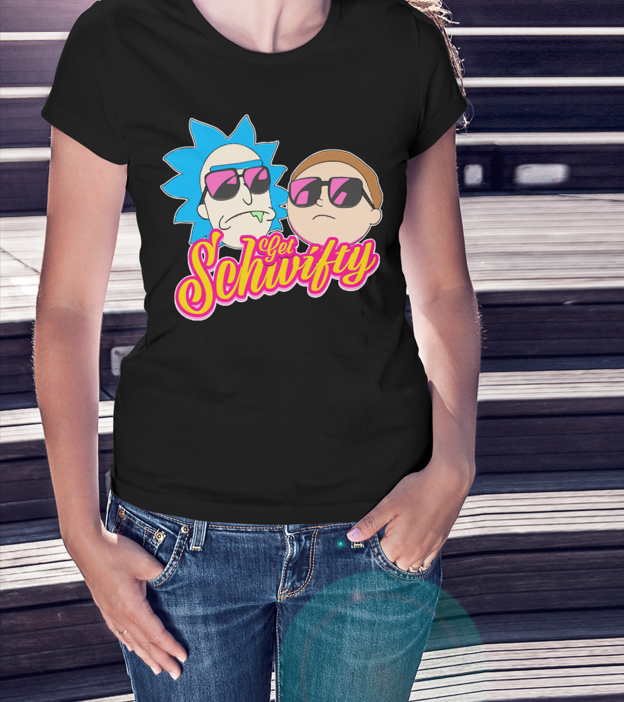 Rick And Morty Get Schwifty Sunglasses Edition T-Shirt
