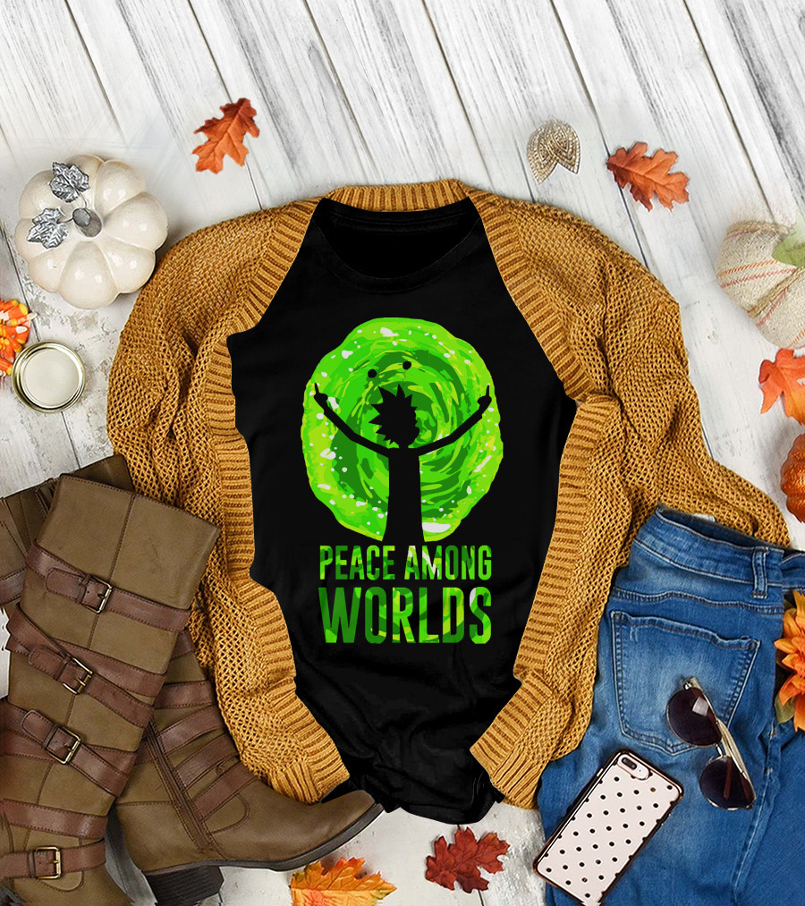 Rick and Morty Peace Among Worlds Portal T-Shirt
