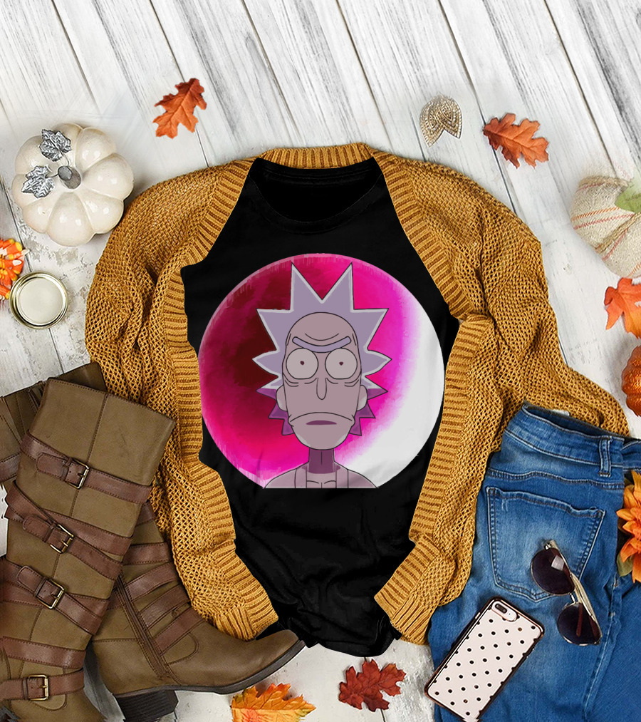 Samurai Rick Anime Crossover Style Expression T-Shirt