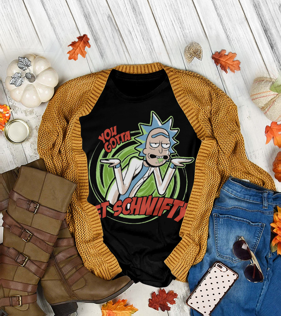 You Gotta Get Schwifty Rick and Morty Portal Image T-Shirt