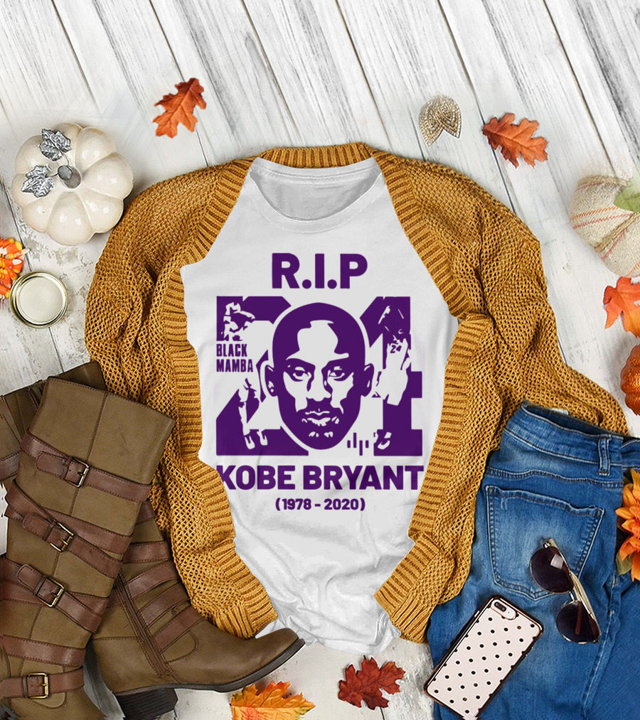 R.I.P Kobe Bryant Black Mamba 1978-2020 T-Shirt