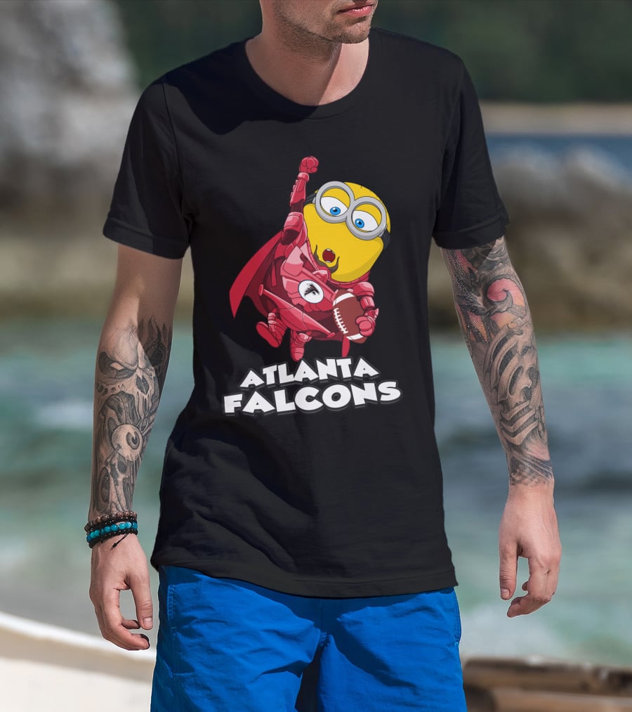 Atlanta Falcons Minion Football T-Shirt