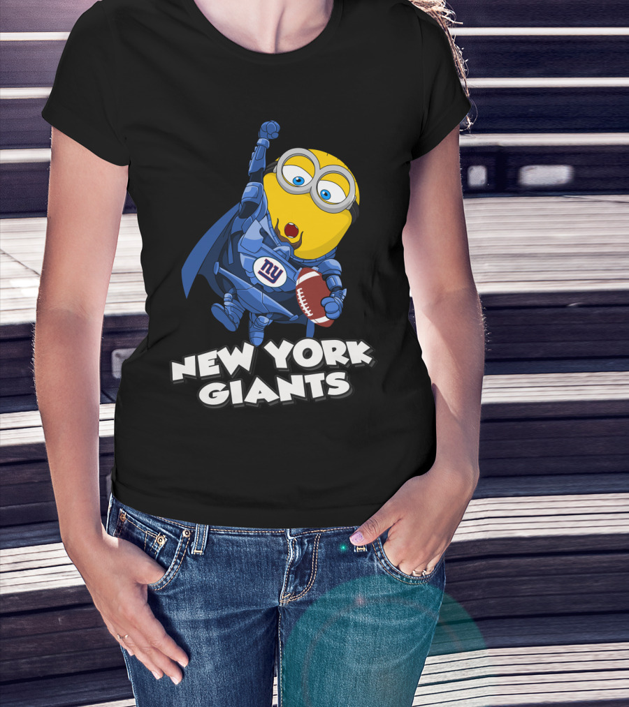 New York Giants Minion Football Superhero T-Shirt