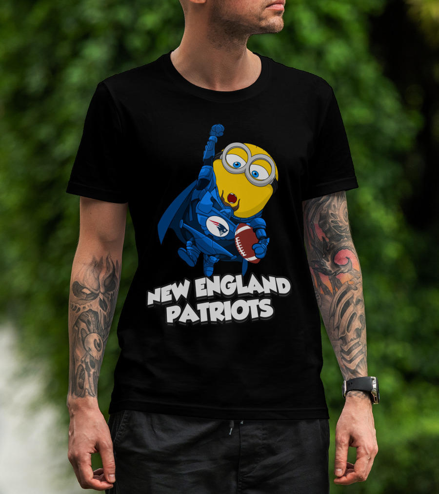 New England Patriots Minion Football Fan Celebration T-Shirt