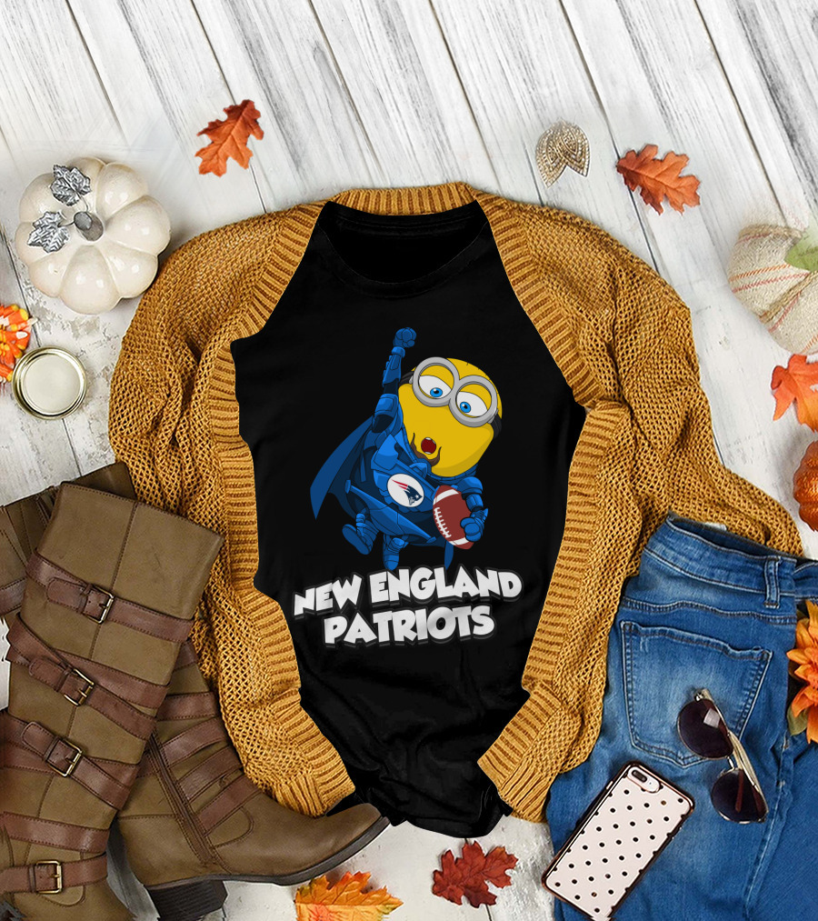 New England Patriots Minion Football Fan Celebration T-Shirt