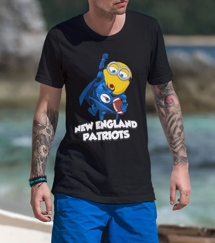 New England Patriots Minion Football Fan Celebration T-Shirt