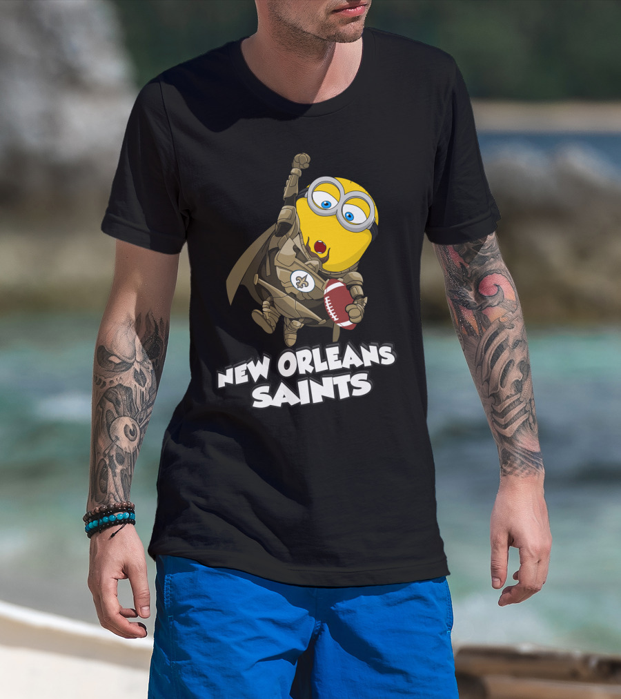 New Orleans Saints Minion Football Hero T-Shirt