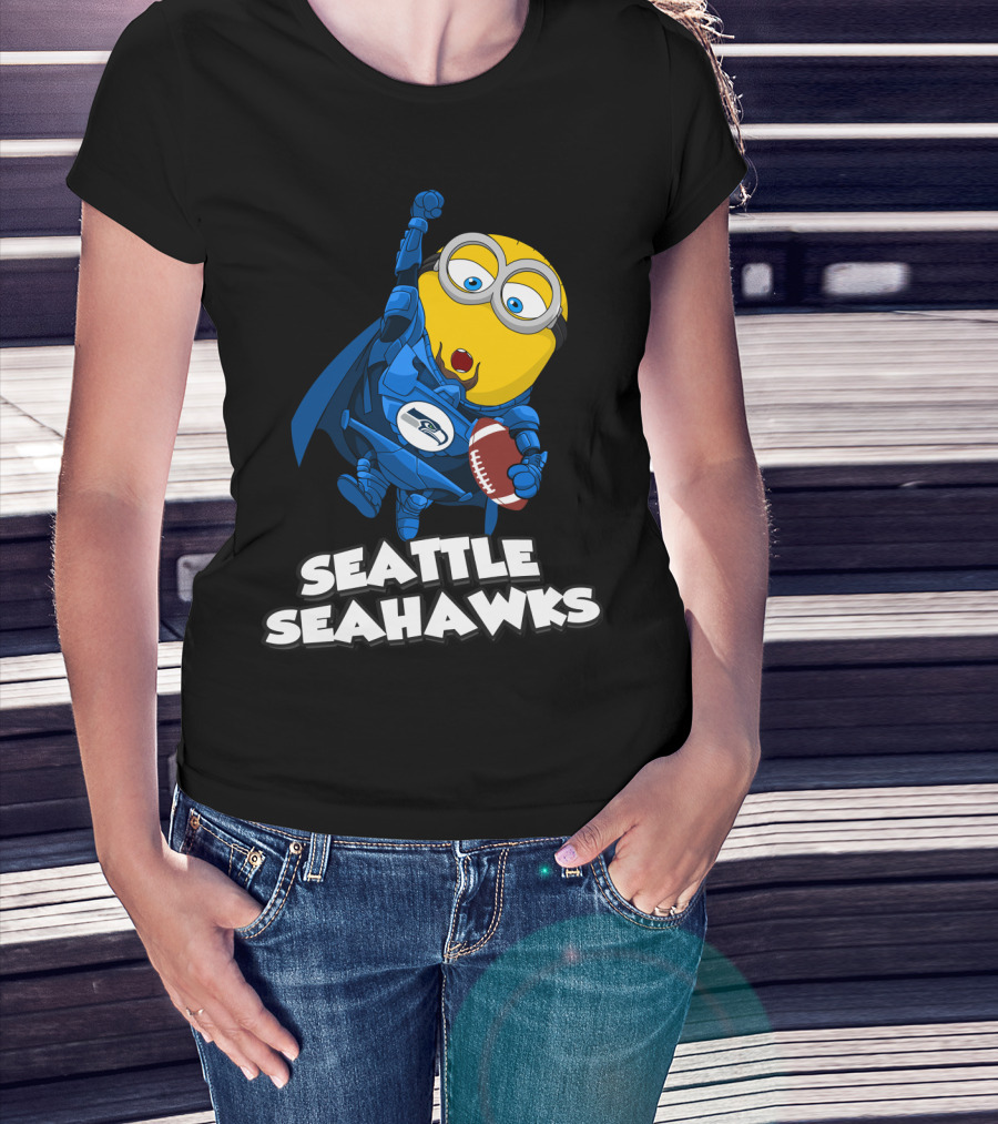 Seattle Seahawks Minion Football Fan T-Shirt