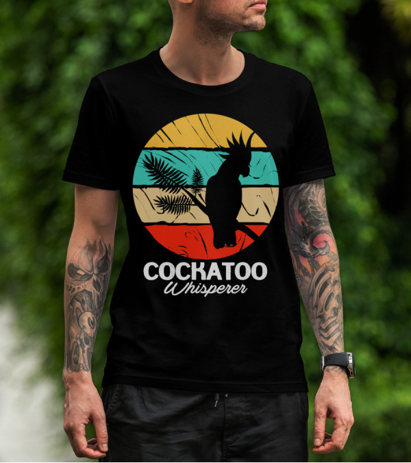Cockatoo Whisperer Vintage Sunset Cockatiel T-Shirt