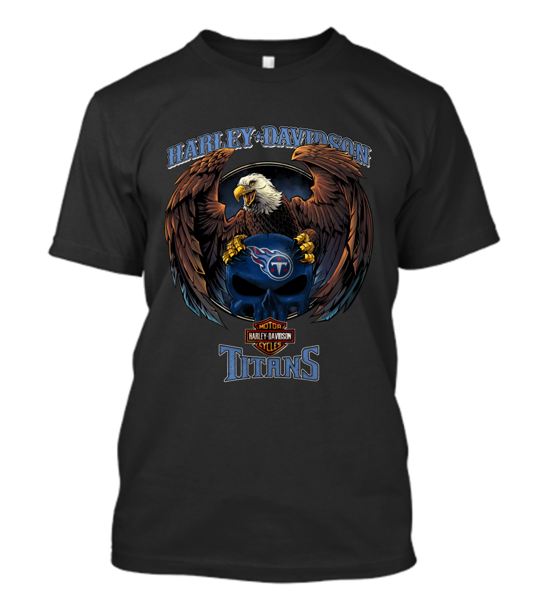 Harley Davidson Titans Motorcycle Eagle Tennessee T-Shirt