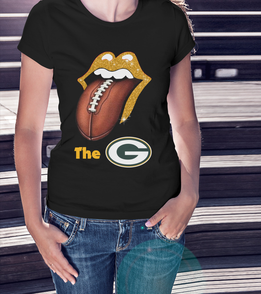 The Smile Packers Football Glitter T-Shirt