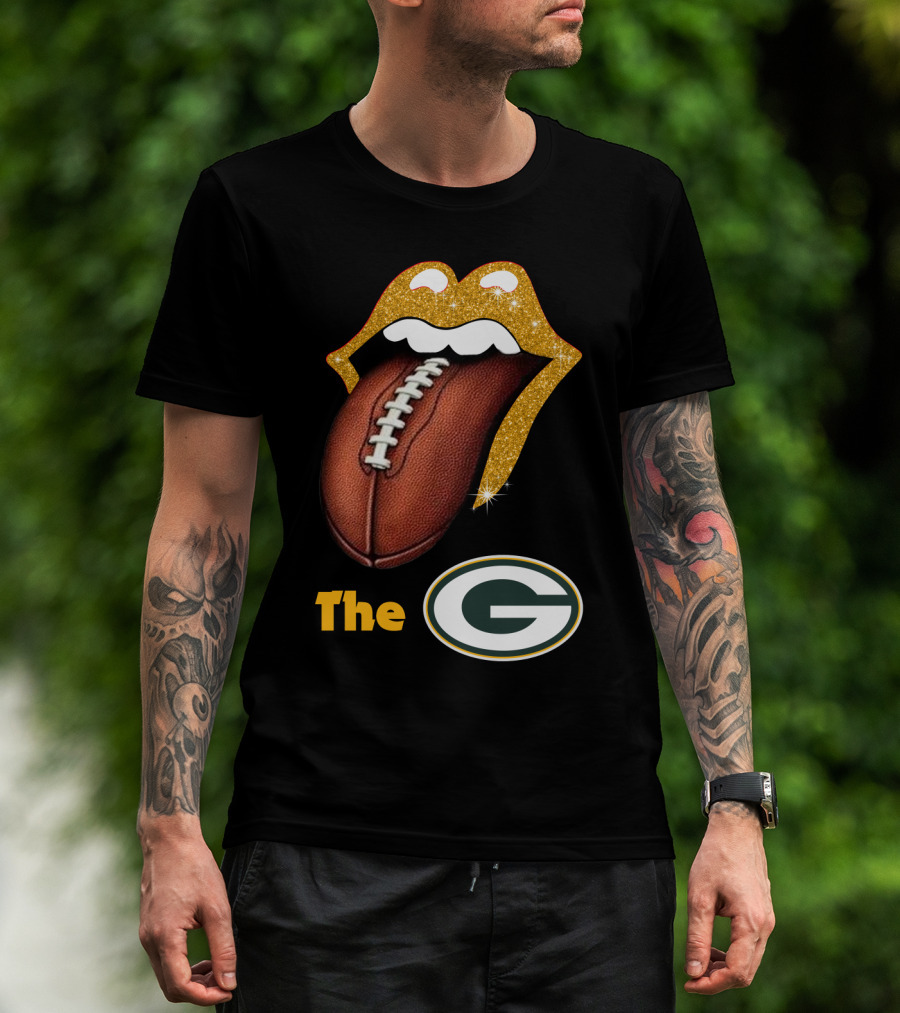 The Smile Packers Football Glitter T-Shirt