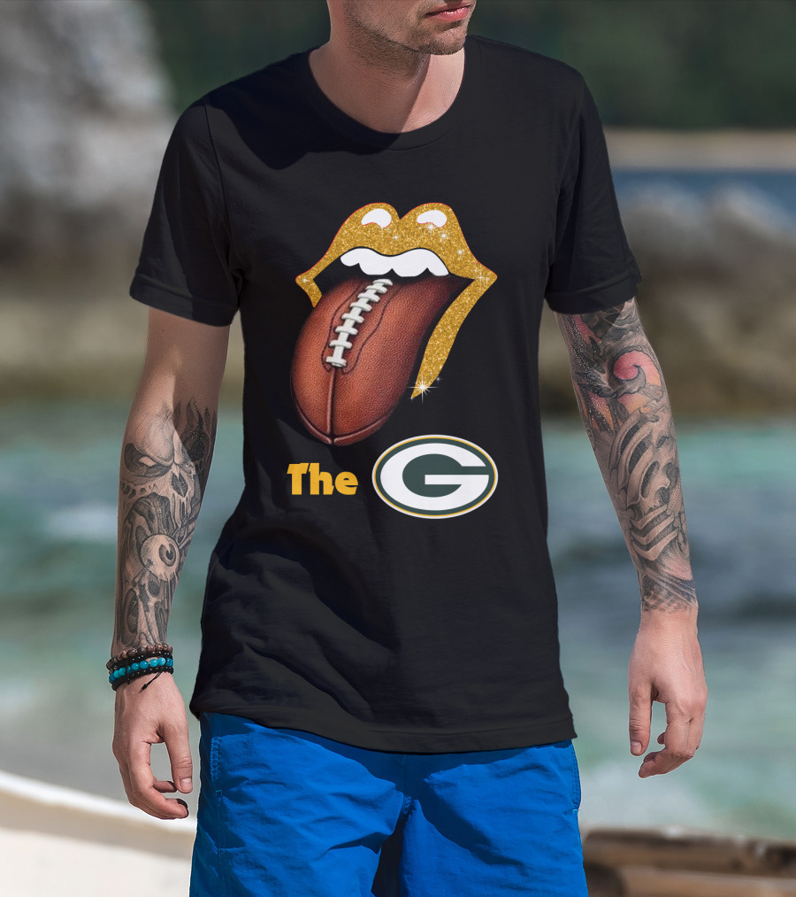 The Smile Packers Football Glitter T-Shirt