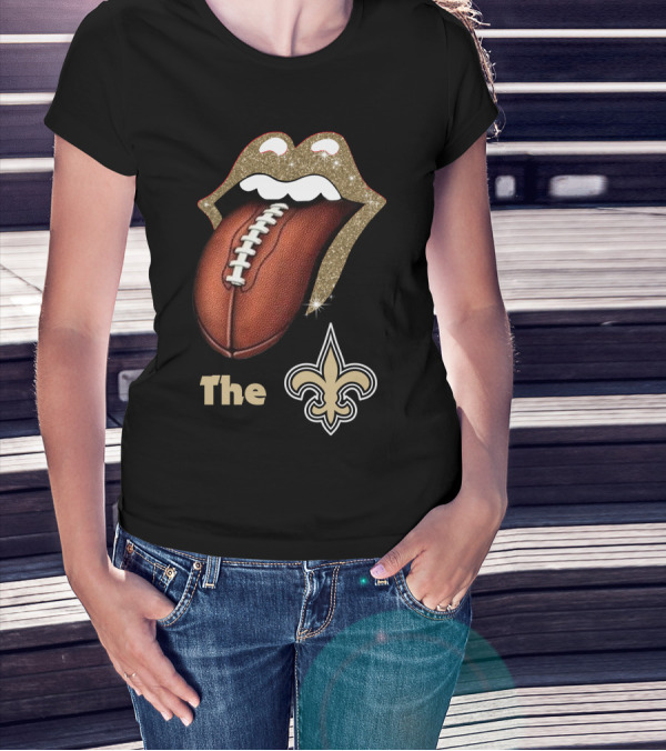 The Smile Saints Football Iconic Logo Fleur-de-Lis T-Shirt