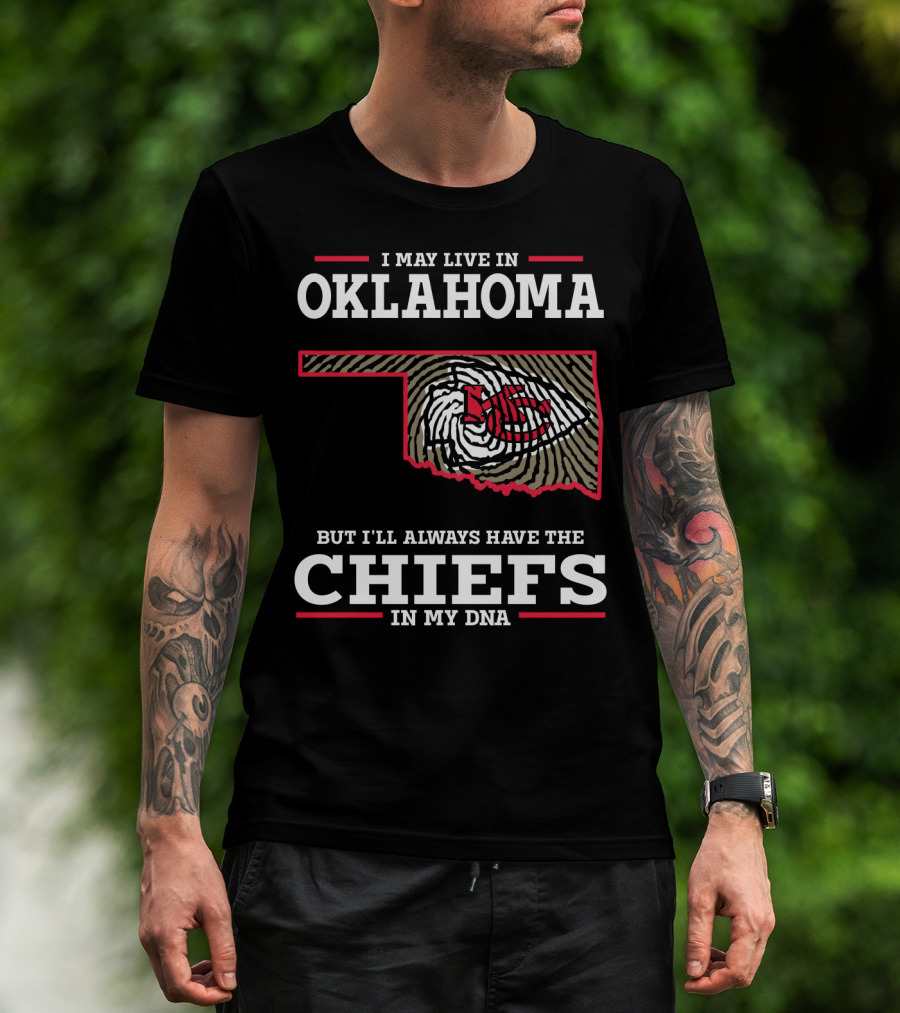 Oklahoma Roots Chiefs Pride Forever In My Dna T-Shirt