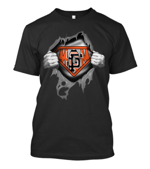 Super Mom Sf Giants Logo Torn T-Shirt