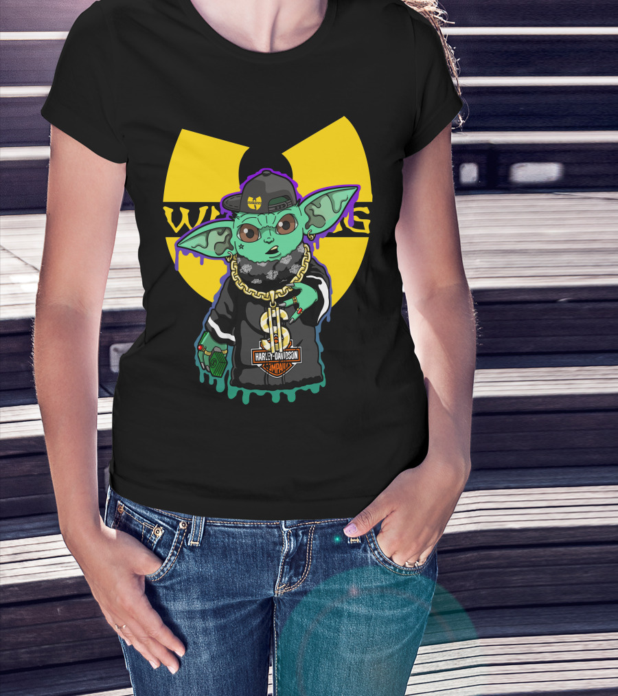 Wu-Tang Clan Harley Davidson Yoda Mashup T-Shirt