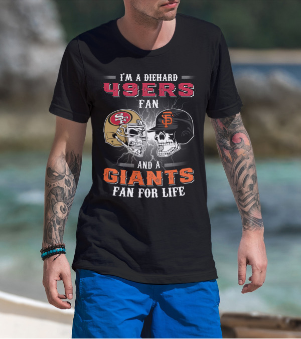 49ers Fan And A Giants Fan T-Shirt