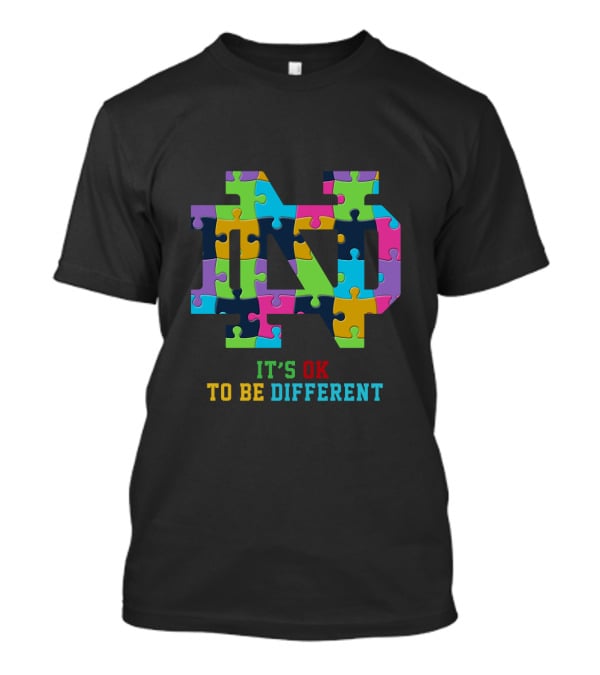 Nd Puzzle It's Ok To Be Different T-Shirt
