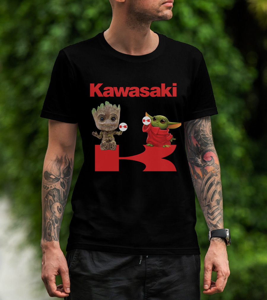 Kawasaki Groot Yoda Dh T-Shirt