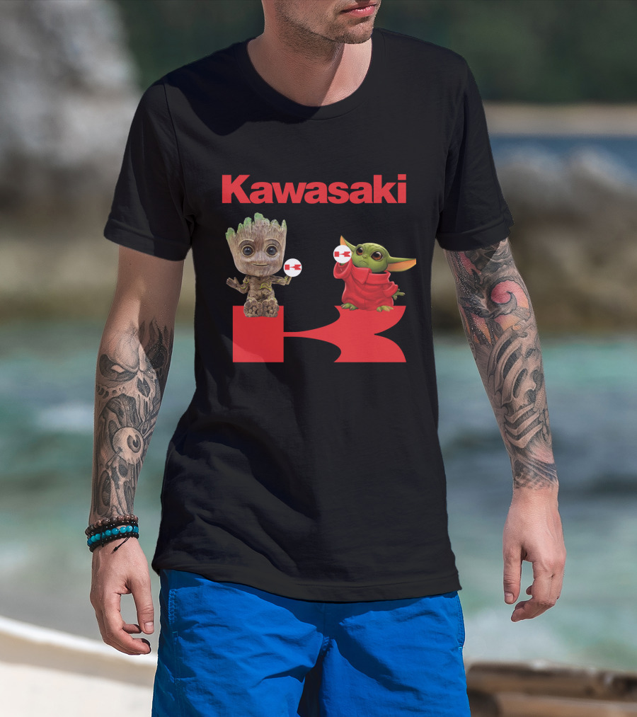 Kawasaki Groot Yoda Dh T-Shirt