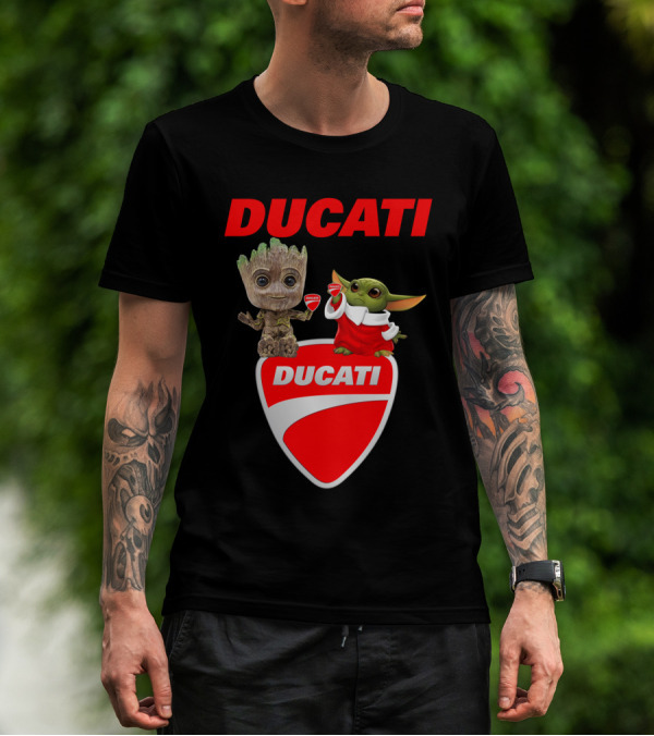 Ducati Groot Yoda Guardians Star Wars Collaboration T-Shirt