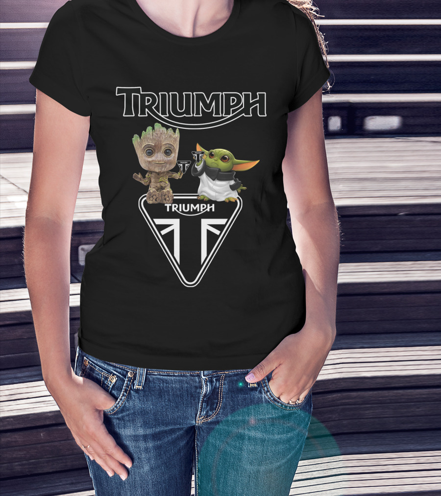Triumph Groot Yoda Dh 21 Logo Collaboration T-Shirt