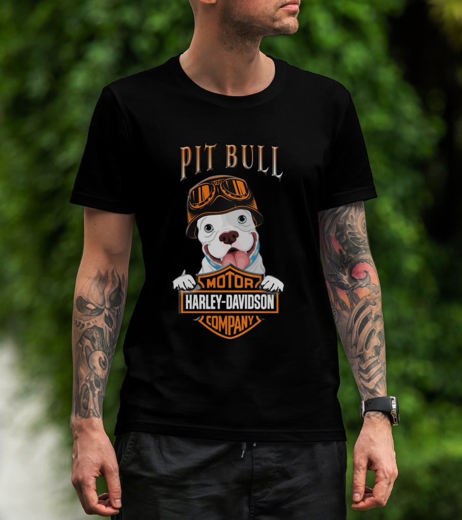 Pit Bull Harley Davidson Motor Company T-Shirt